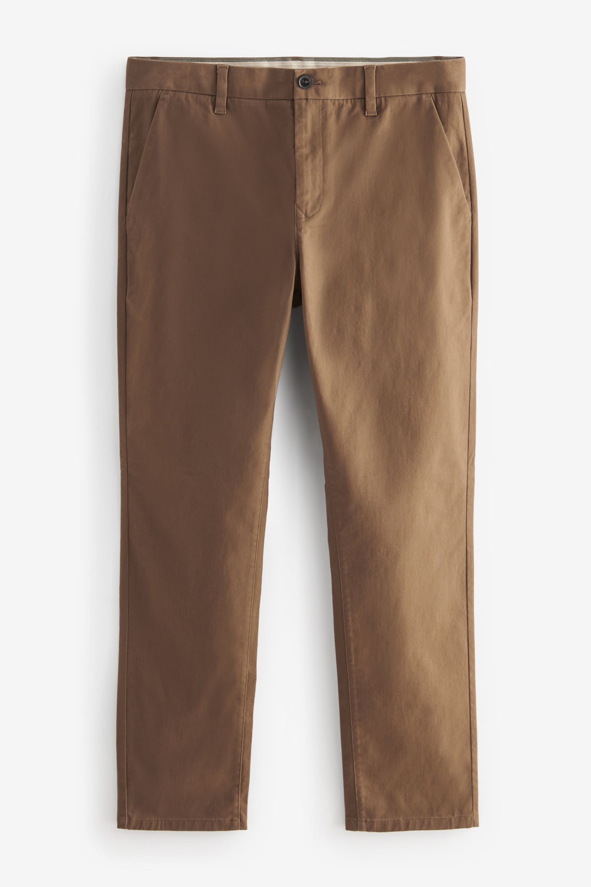 French Navy/Tan Slim Stretch Chino Trousers 2 Pack - Image 10 of 12