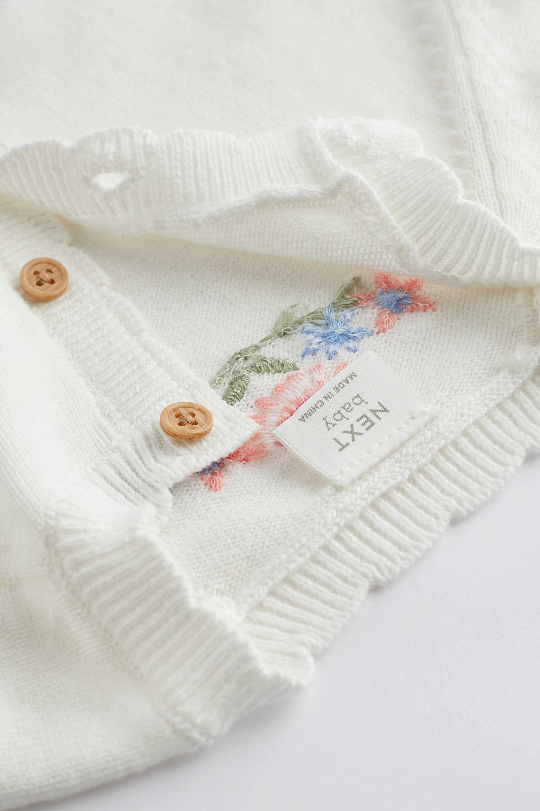 Buy Baby Embroidered 100 Cotton Cardigan 0mths 2yrs Next Ukraine