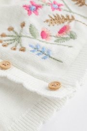 Pink Floral Embroidered Baby Cardigan (0mths-2yrs) - Image 7 of 7