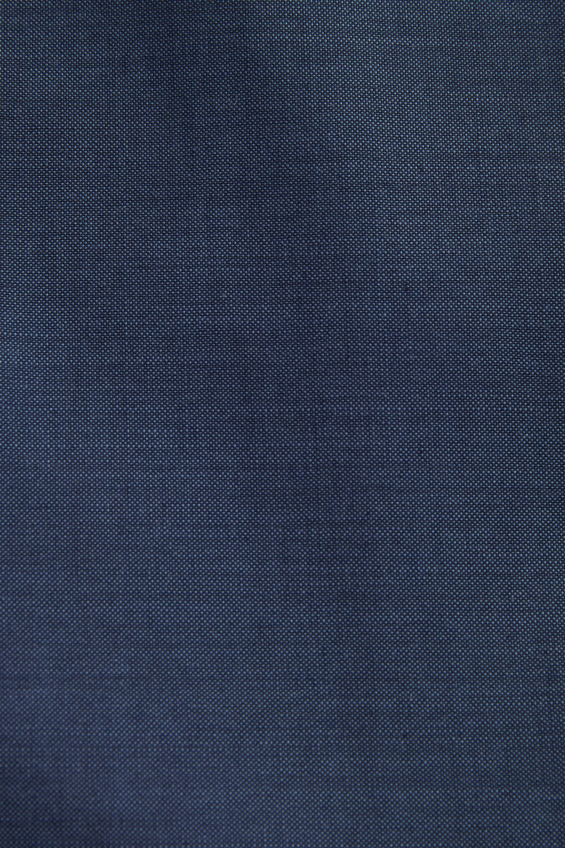 Light Blue Light Blue Slim Fit Signature Tollegno Wool Plain Suit Trousers - Image 4 of 4