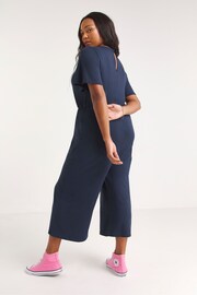 Simply Be Blue Supersoft Jumpsuit - Image 2 of 4