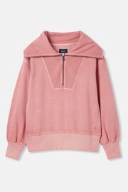 Joules Tia Pink Pullover Sweatshirt - Image 6 of 6