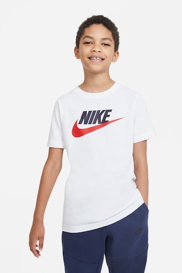 Nike White Futura Icon T-Shirt