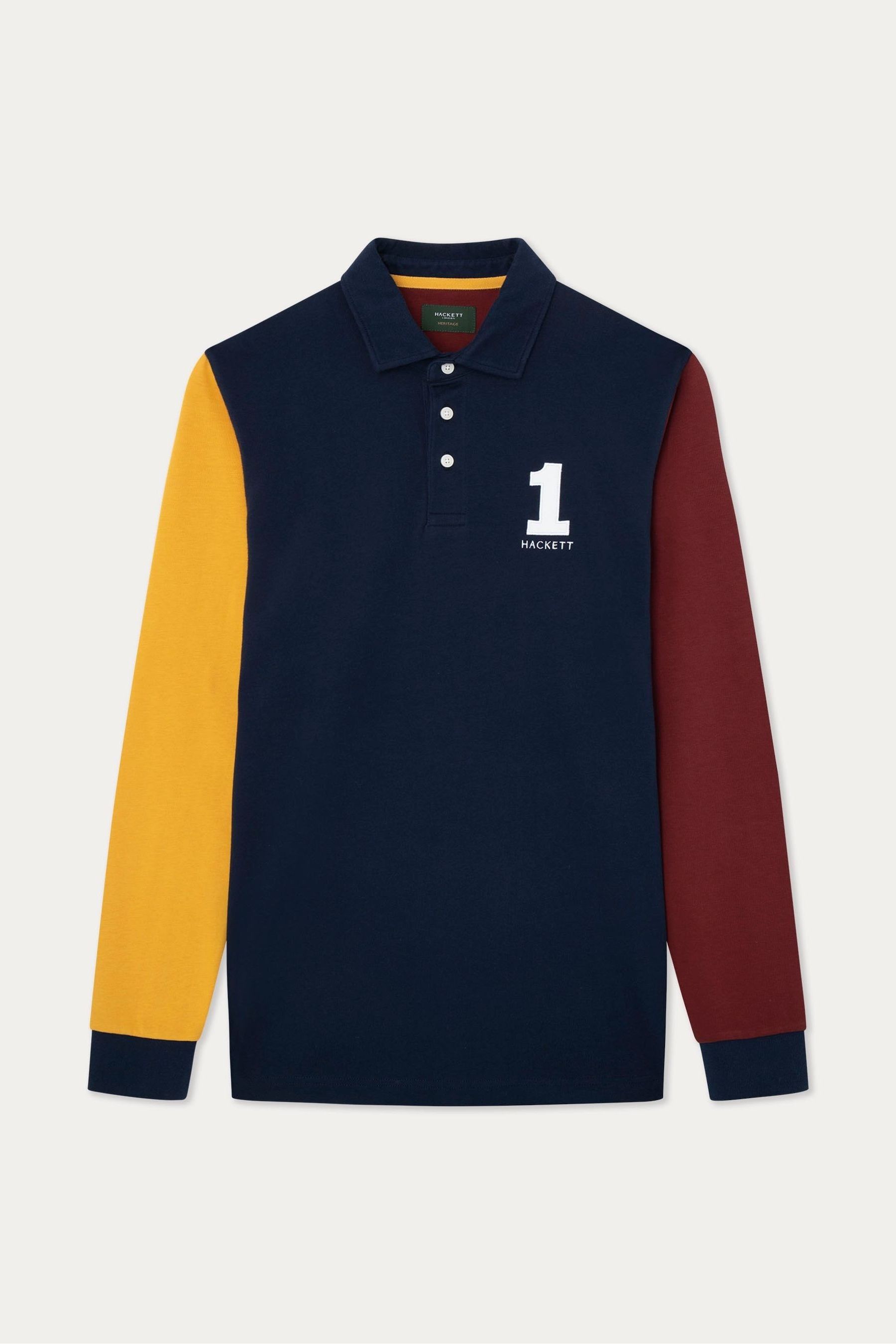 Buy Hackett London Men Blue Rugby Shirt from Next Luxembourg