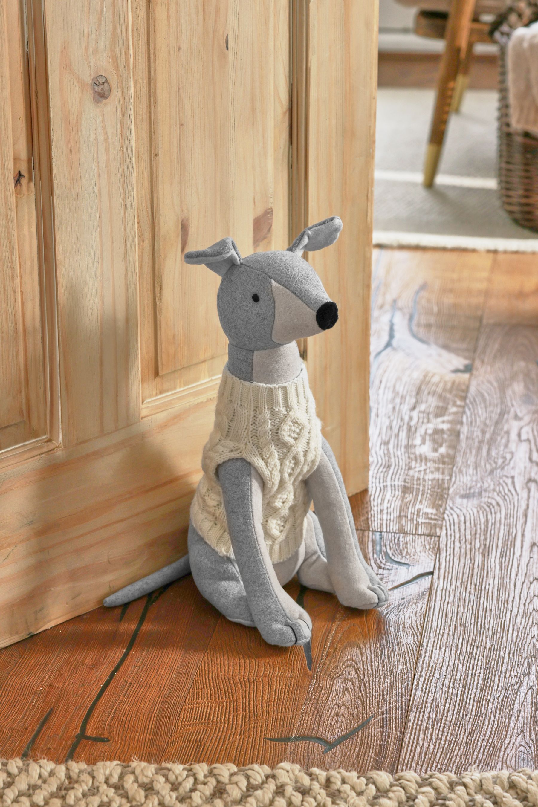 Knitted whippet jumper top