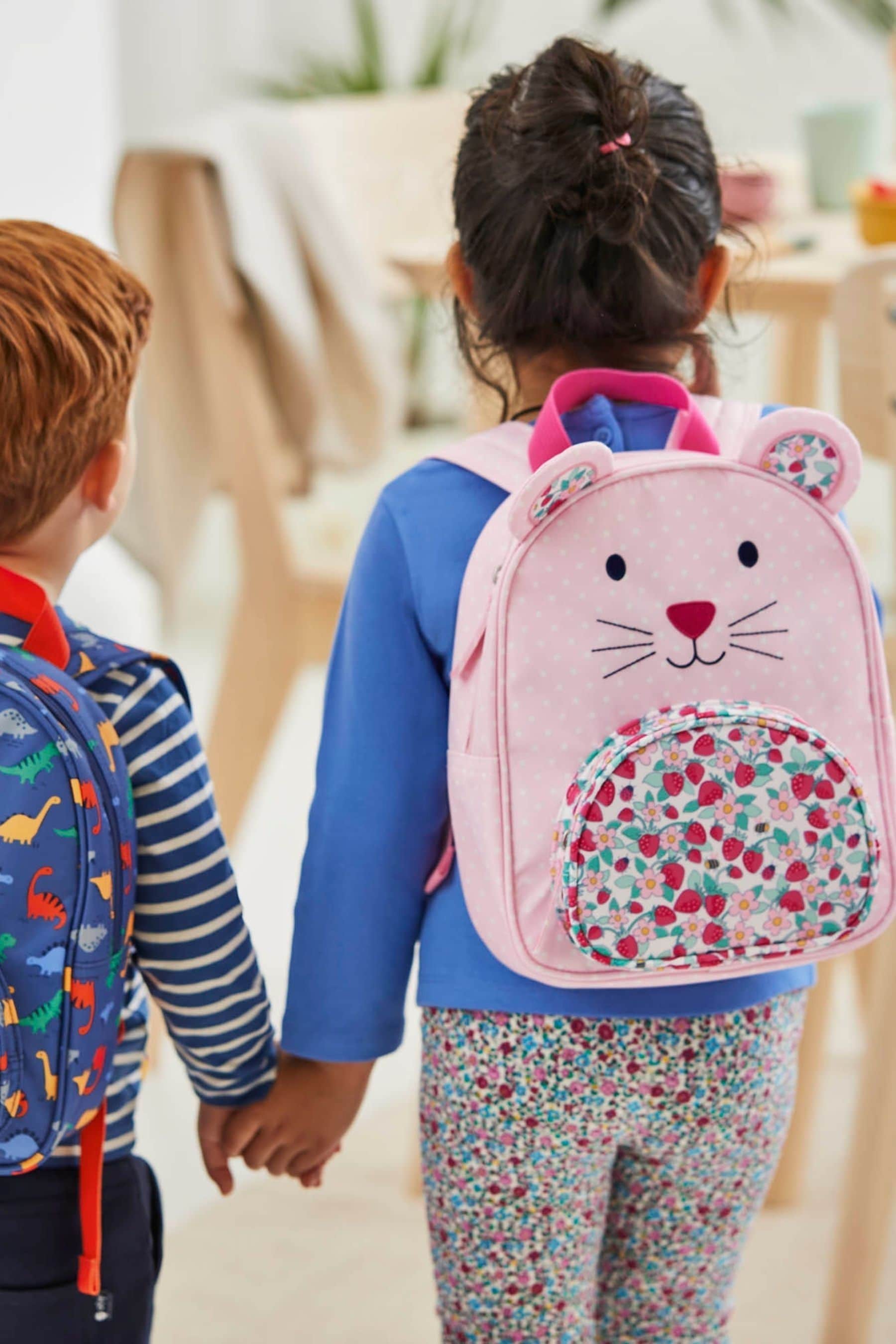 Buy JoJo Maman B b Pink Mouse Kids Dinosaur Backpack from the