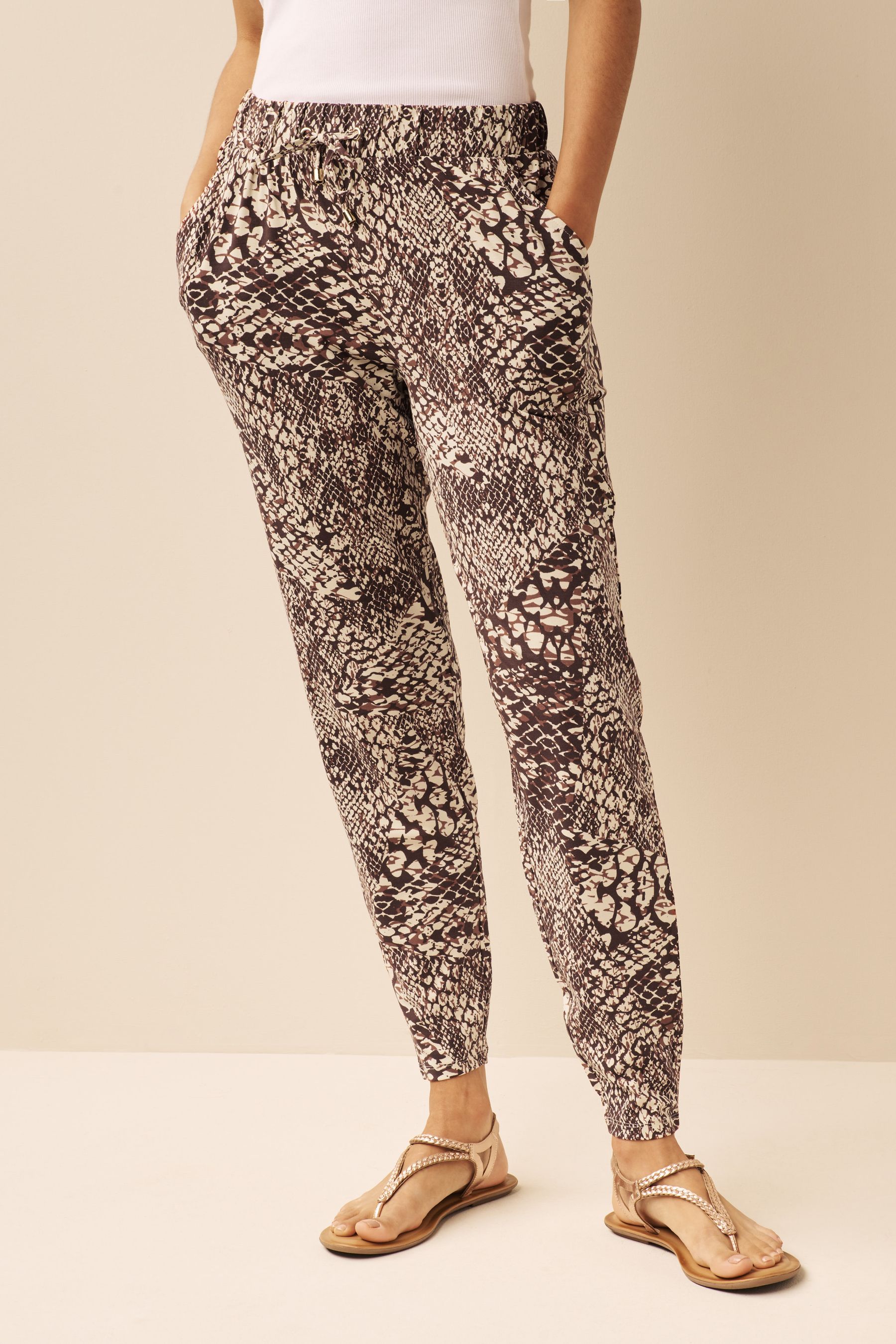 Buy Snake Print Jersey Joggers from Next Slovenia