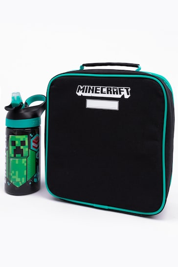 Vanilla Underground Green Minecraft Licensing Gaming Lunch Box Set