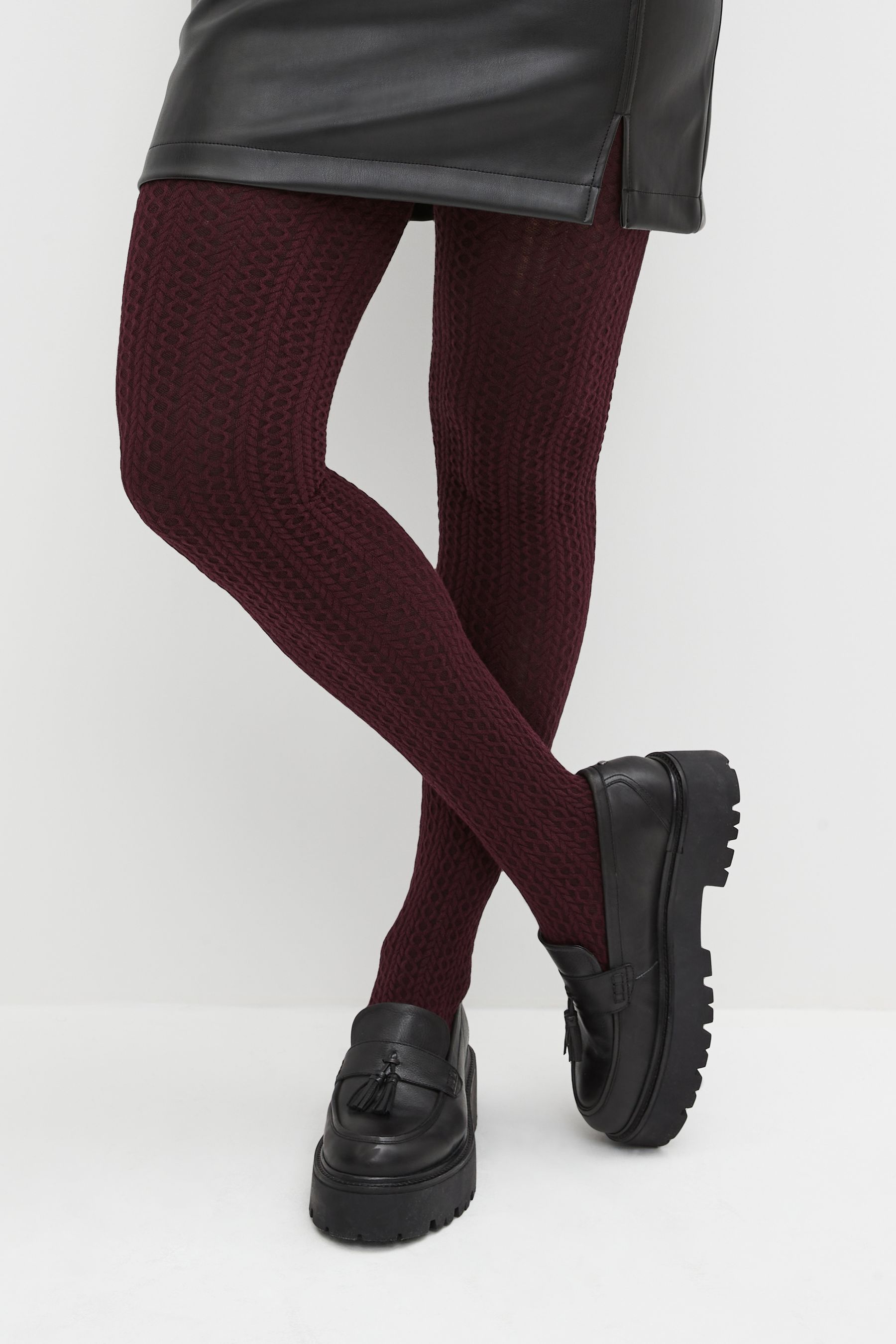 Womens knitted tights uk store
