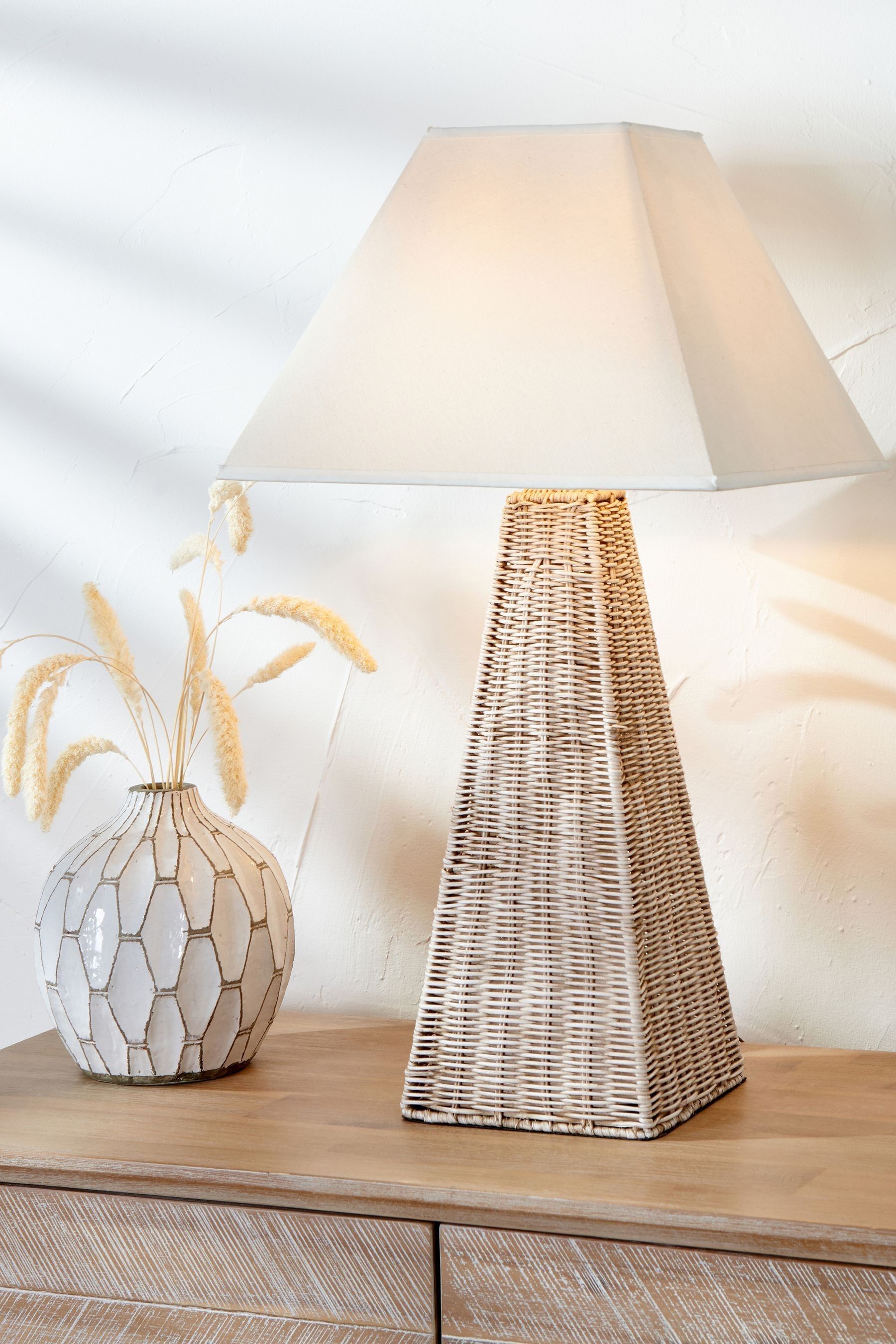 Next rattan on sale floor lamp