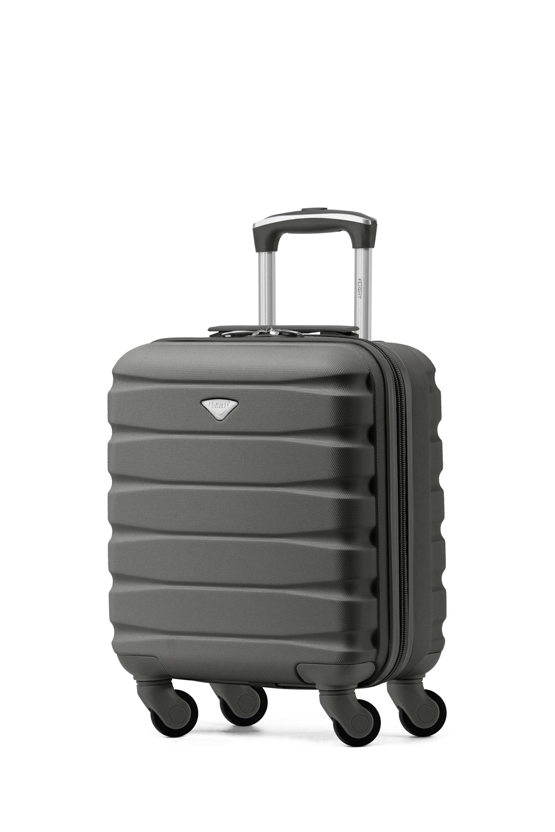 Flight Knight 45x36x20cm EasyJet Underseat 4 Wheel ABS Hard Case Cabin Carry On Hand Luggage - Image 1 of 7