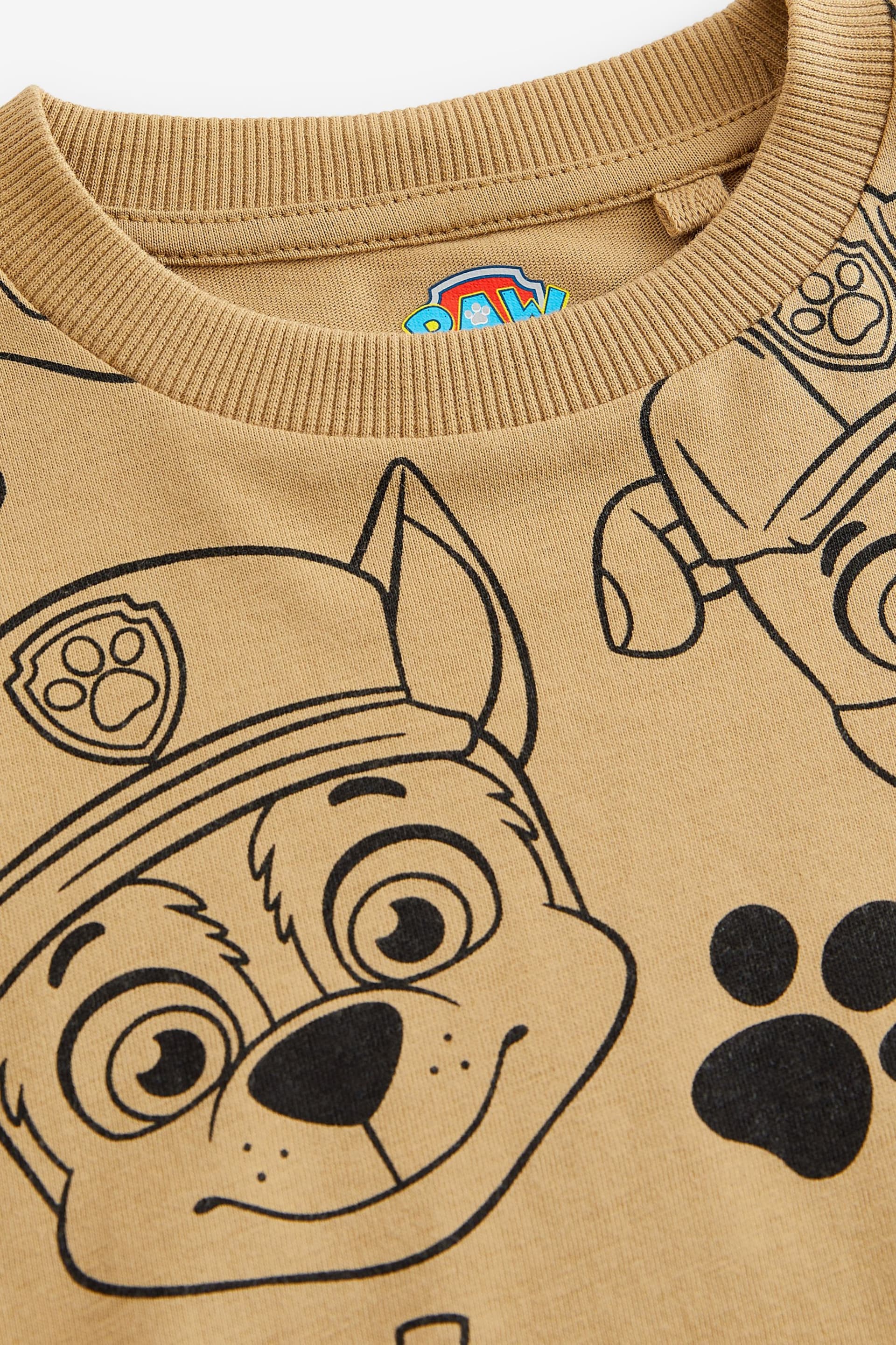 Tan Brown PAW Patrol All-Over-Printed License T-Shirt (3mths-8yrs) - Image 3 of 3