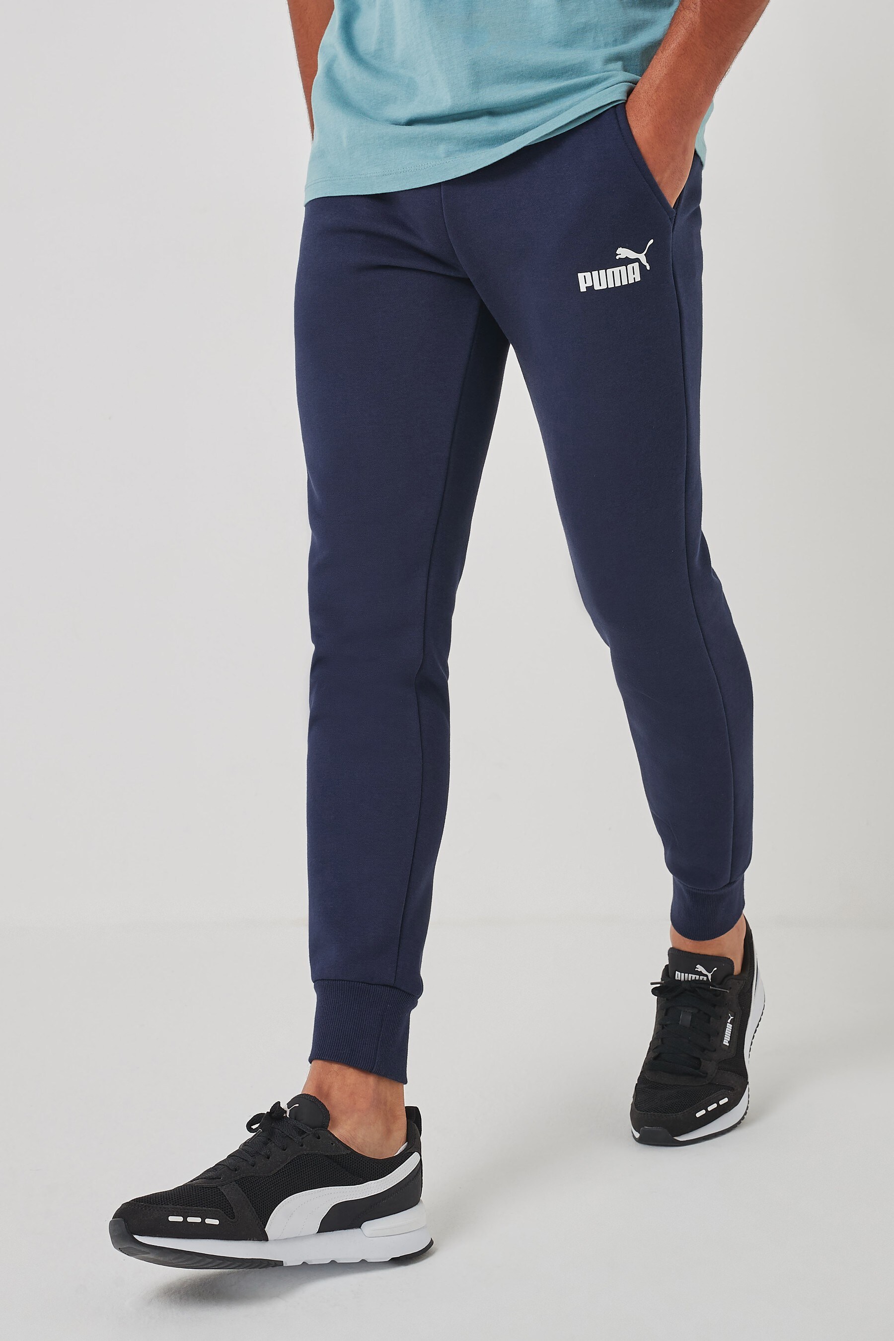 Buy Puma Blue Essentials Slim Joggers from Next Slovakia