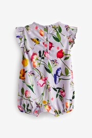 Baker by Ted Baker Lilac Purple Floral Romper - Image 6 of 8