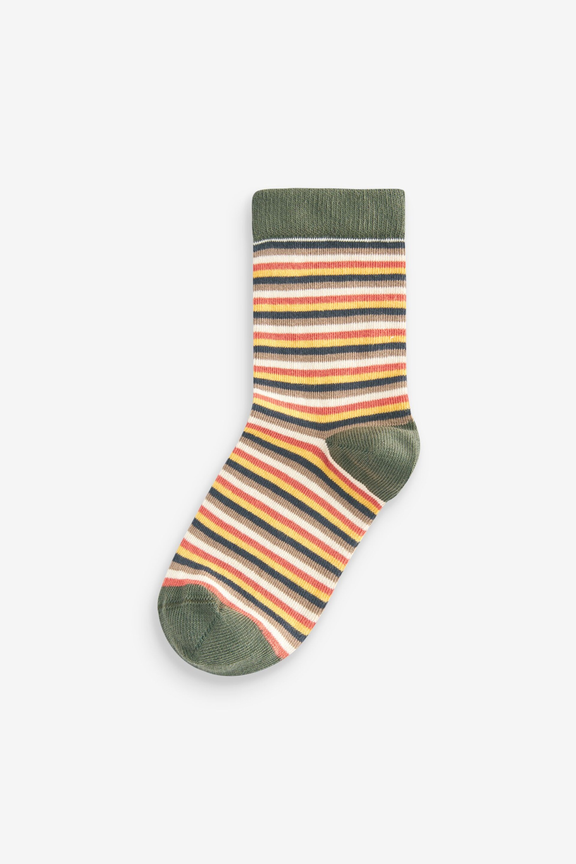 Stripe Cotton Rich Socks 5 Pack - Image 3 of 6