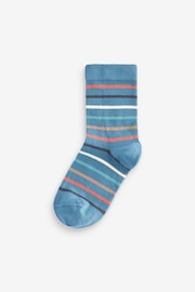 Stripe Cotton Rich Socks 5 Pack - Image 4 of 6