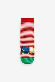 Vehicle Stripe Cotton Rich Socks 7 Pack - Image 8 of 8