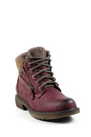 Lunar Red Benson III Burgundy Waterproof Boots - Image 2 of 6