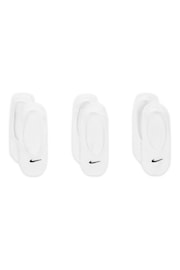 Nike White Everyday Lightweight Training Footie Socks 3 Pack - Image 2 of 4