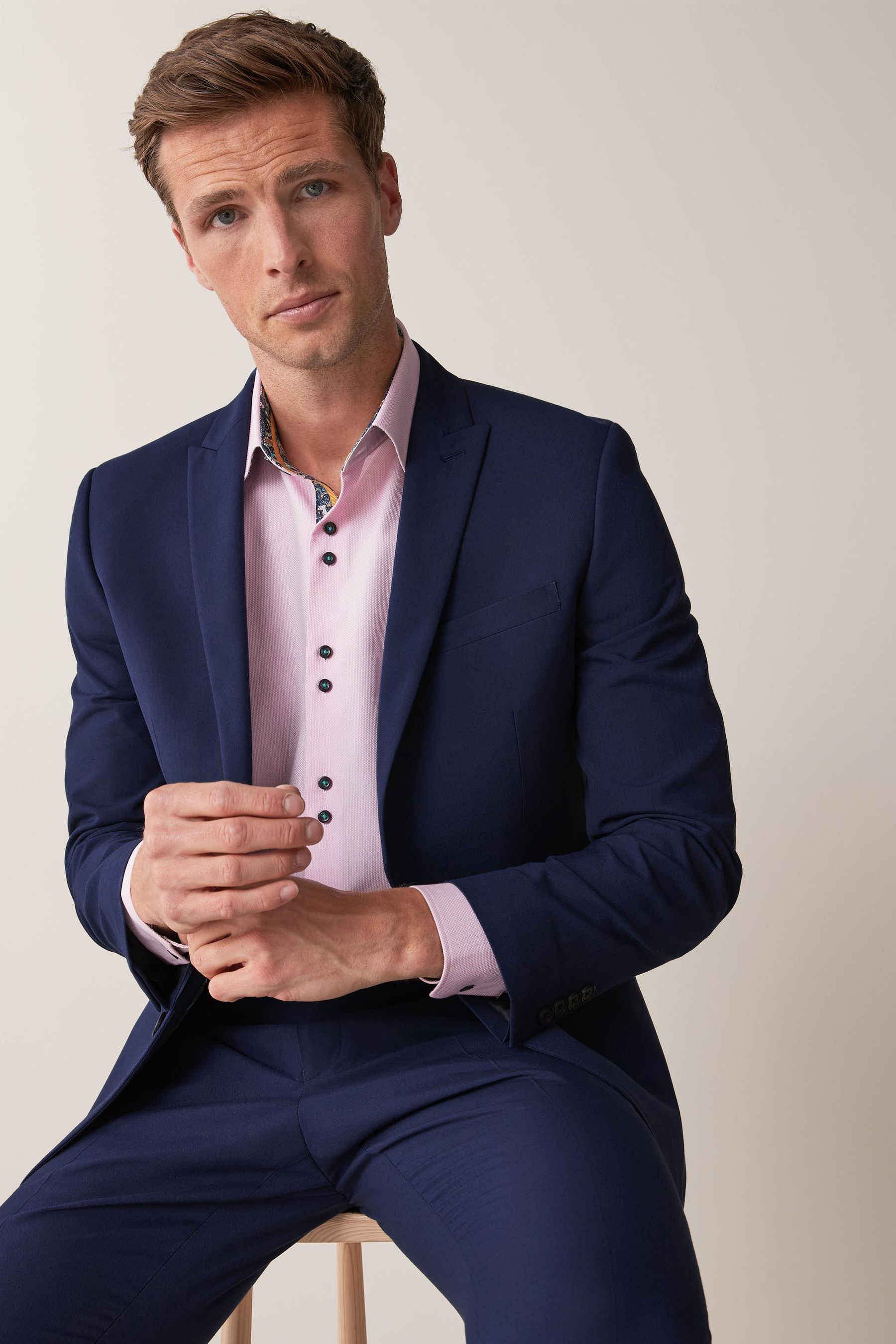 Next skinny suit cheap