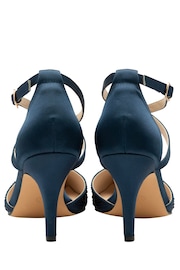 Ravel Blue Strappy Diamante Court Shoes - Image 3 of 4