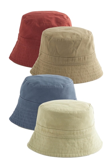 Sage Green/Navy Blue Reversible Bucket Hat 2 Pack