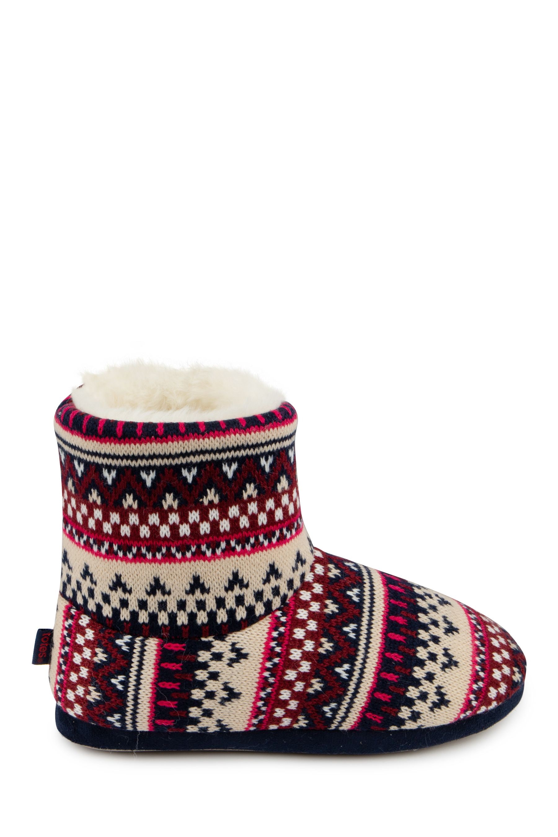 Mens fairisle slipper boots hotsell