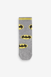 Batman Superhero License Cotton Rich Socks 3 Pack - Image 2 of 4