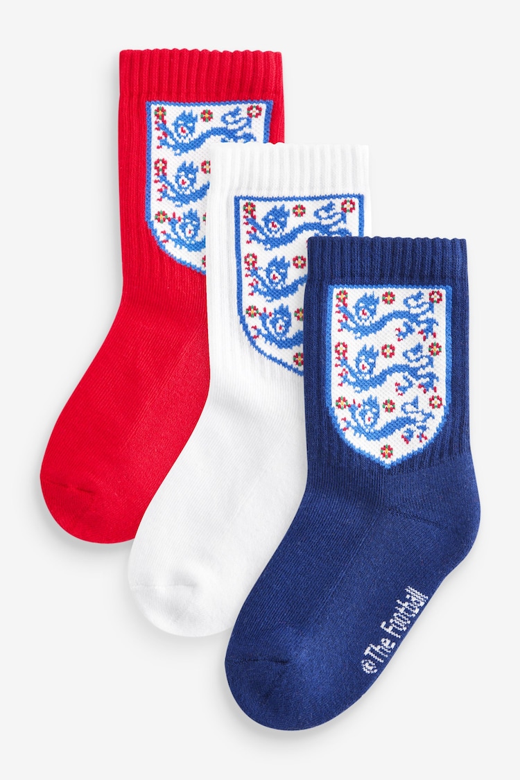 Multi Lic England Uefa Socks 3PK - Image 1 of 4