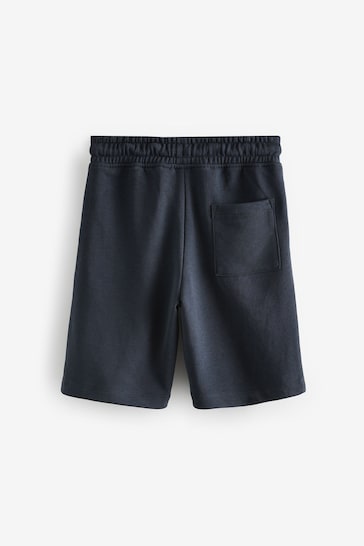 Blue/Navy 4 Pack Basic Jersey Shorts (3-16yrs)