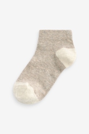 Neutral Cotton Rich Trainer Socks 7 Pack - Image 5 of 8