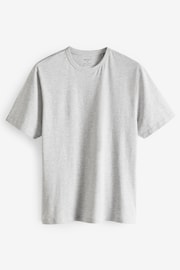 Grey Marl Everyday Crew Neck T-Shirt - Image 5 of 7