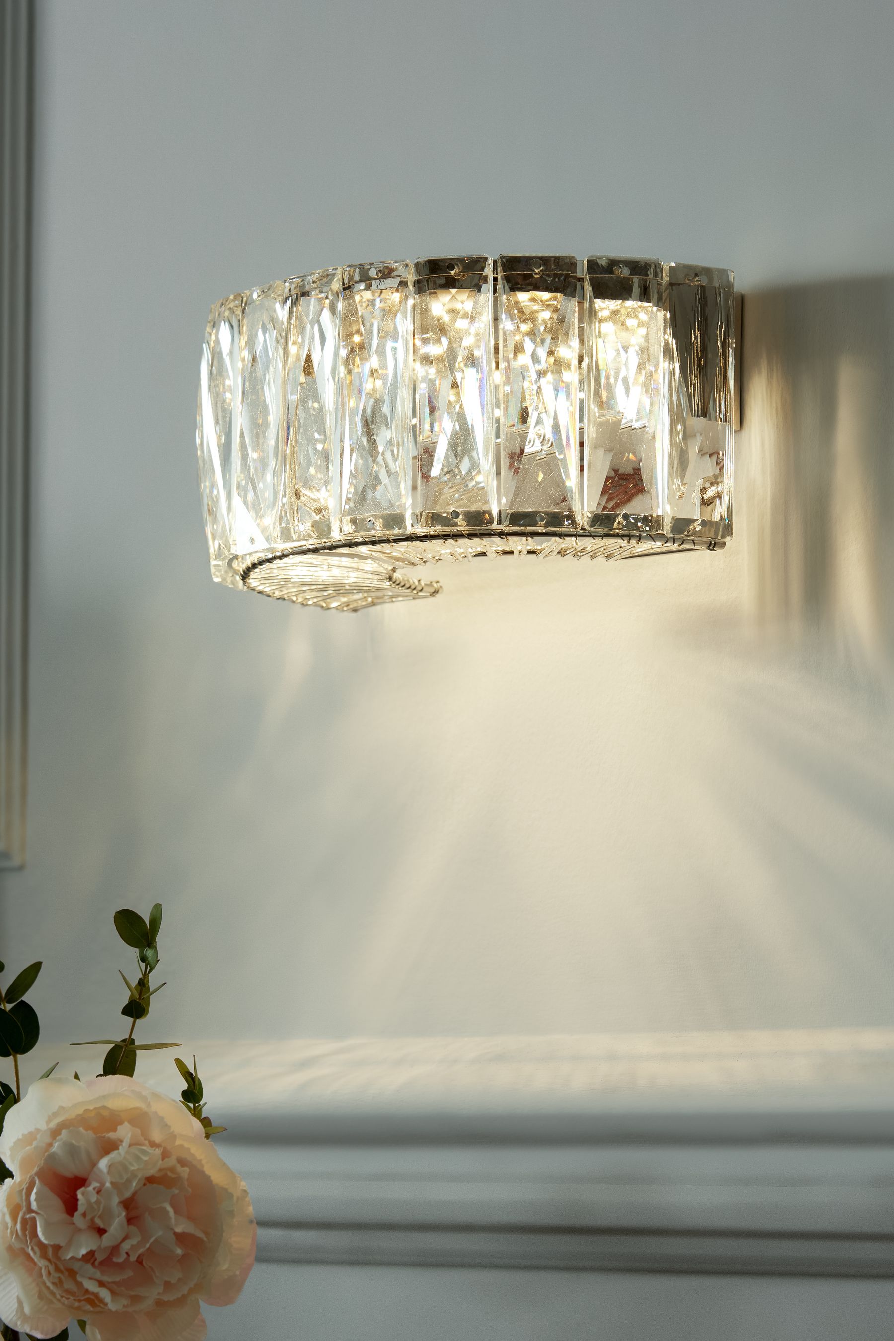 Clear Aria Wall Light