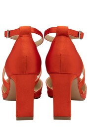 Lotus Orange Diamante Pointed-Toe Court Shoes - Image 3 of 4