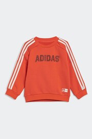 adidas Red Sportswear Adidas X Disney Mickey Mouse Crewneck And Jogger Set - Image 2 of 5