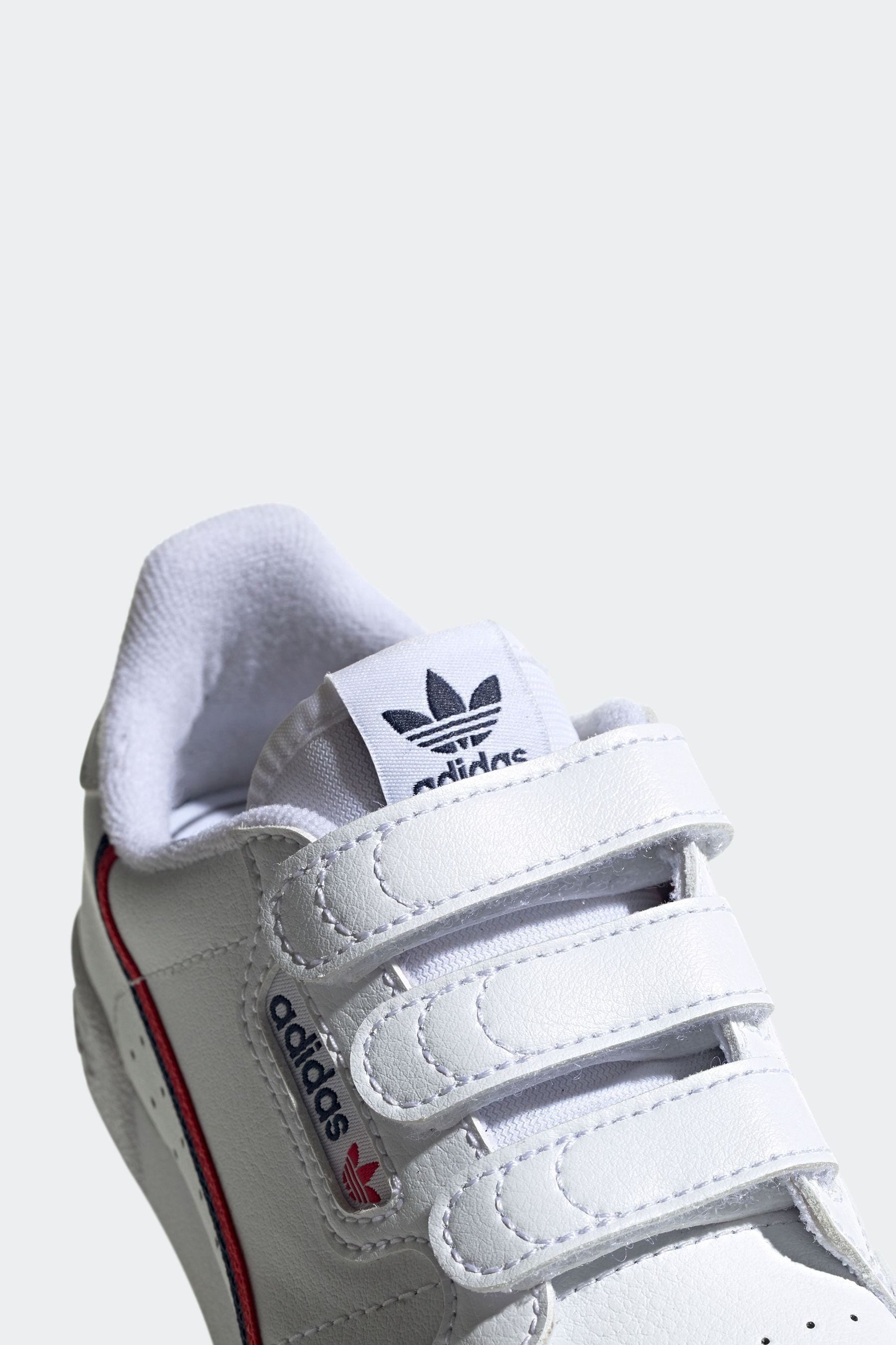 Buy adidas Originals White Continental 80 Kids Trainers from Next Luxembourg
