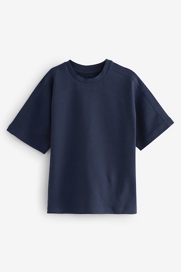 Berry/Navy Blue/Cream Oversized T-Shirts 3 Pack (3-16yrs)