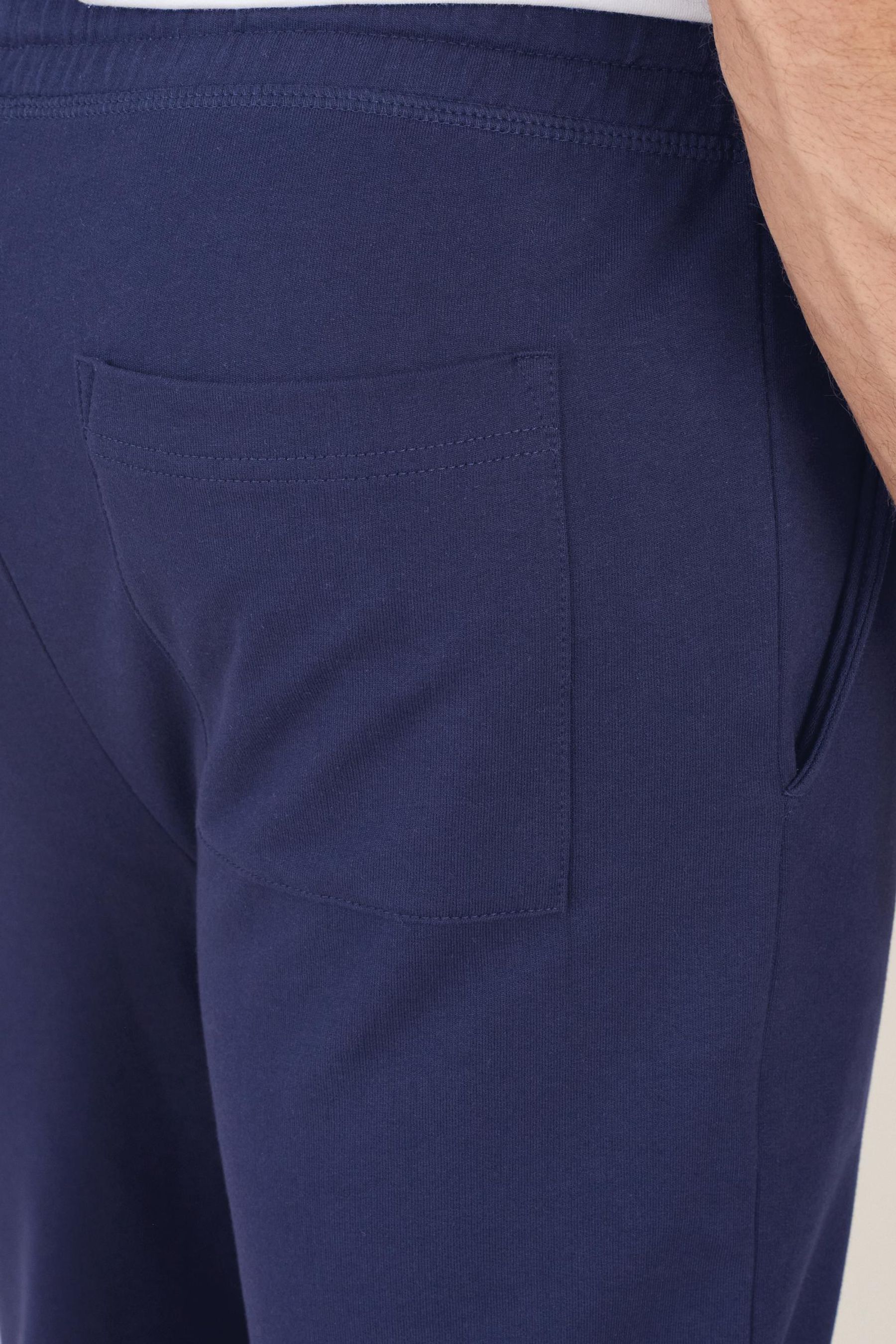 Black Navy Open Hem Slim Lightweight 100 Cotton Joggers 2 Pack