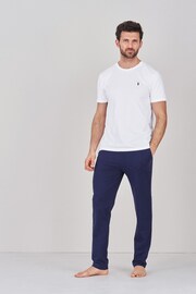 Black/Navy Open Hem Open Slim Lightweight Joggers - Image 2 of 14