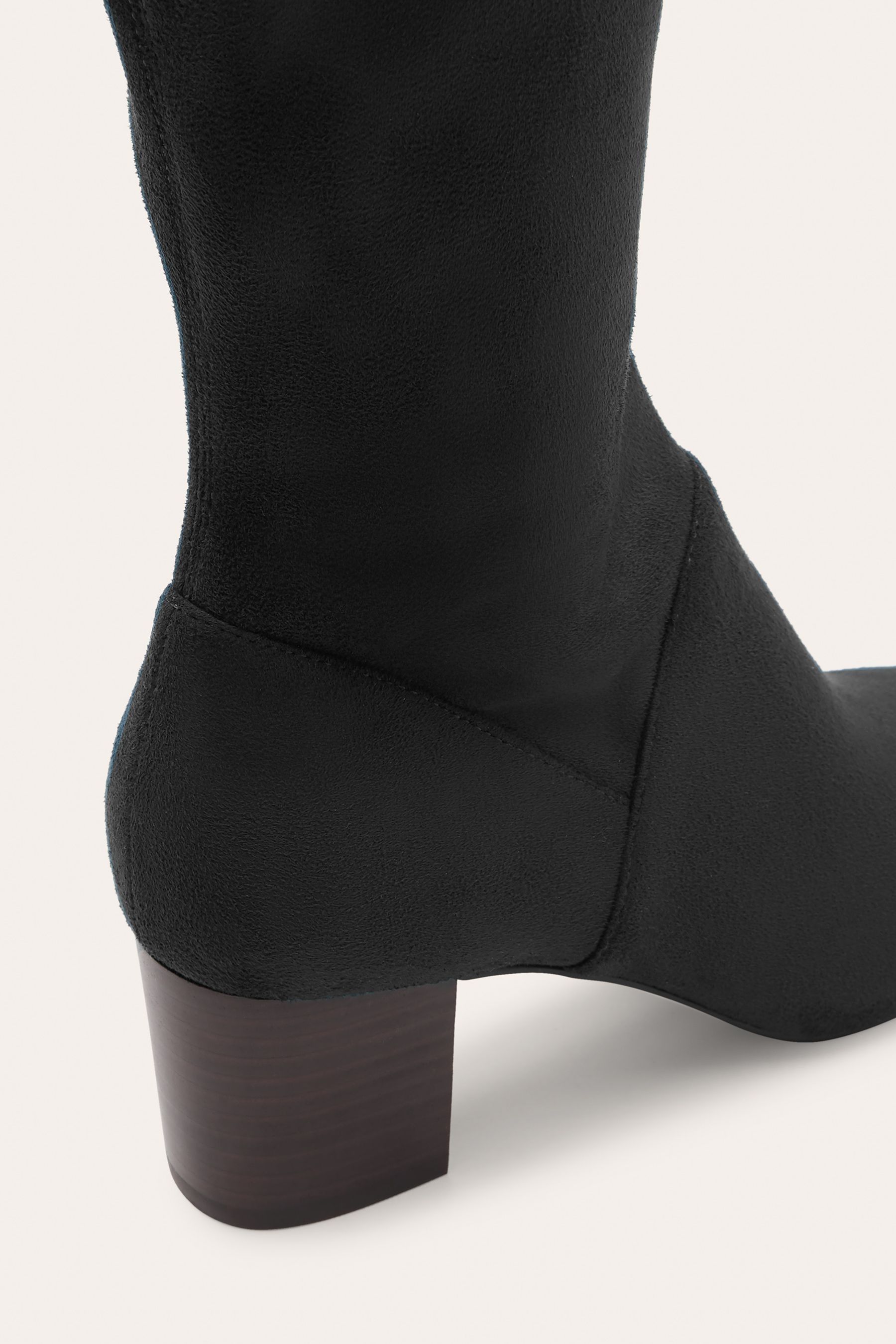 Buy Boden Black Round Toe Stretch Boots from Next Netherlands