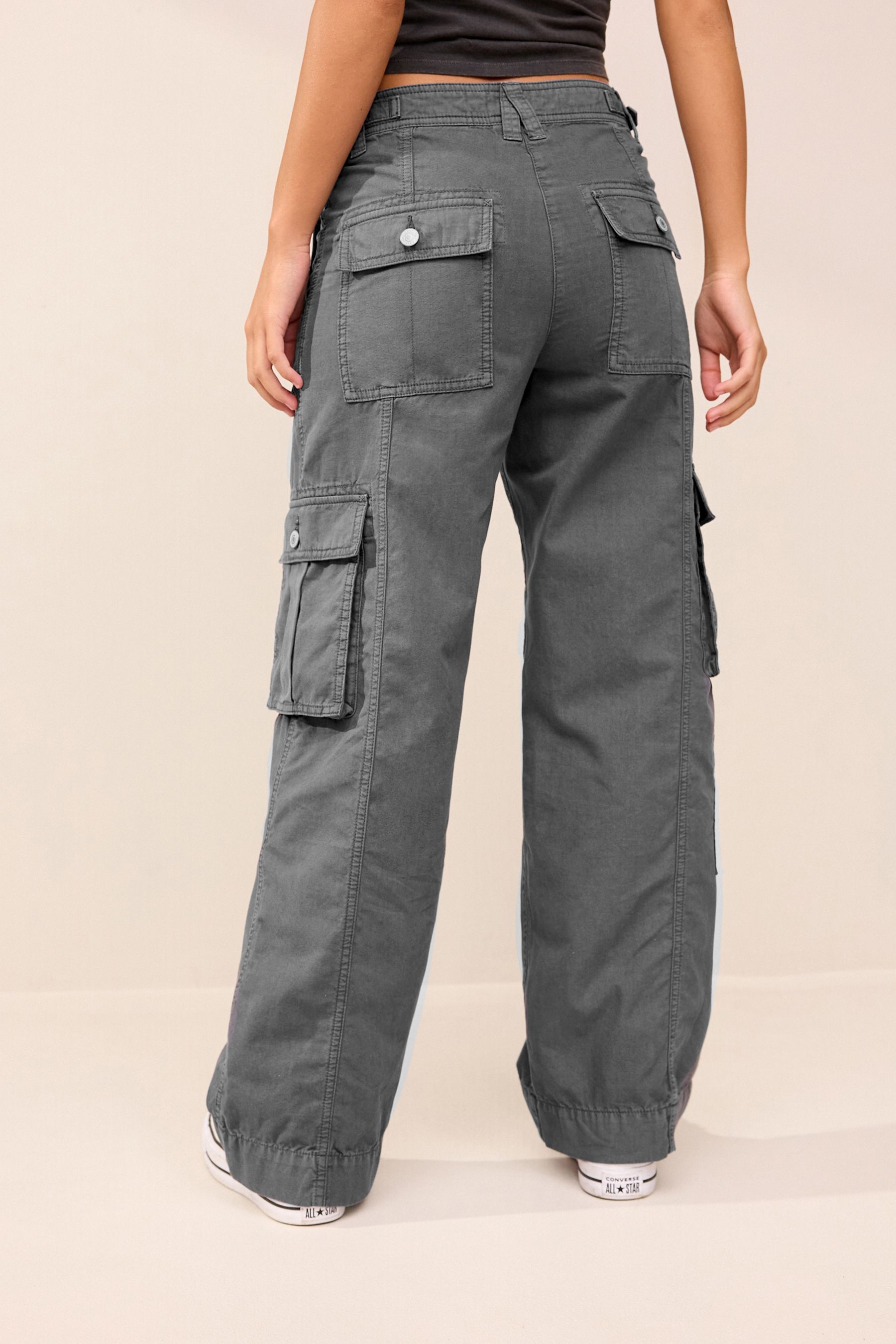 Cotton cargo pants womens sales