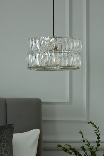 Clear Aria Easy Fit Lamp Shade