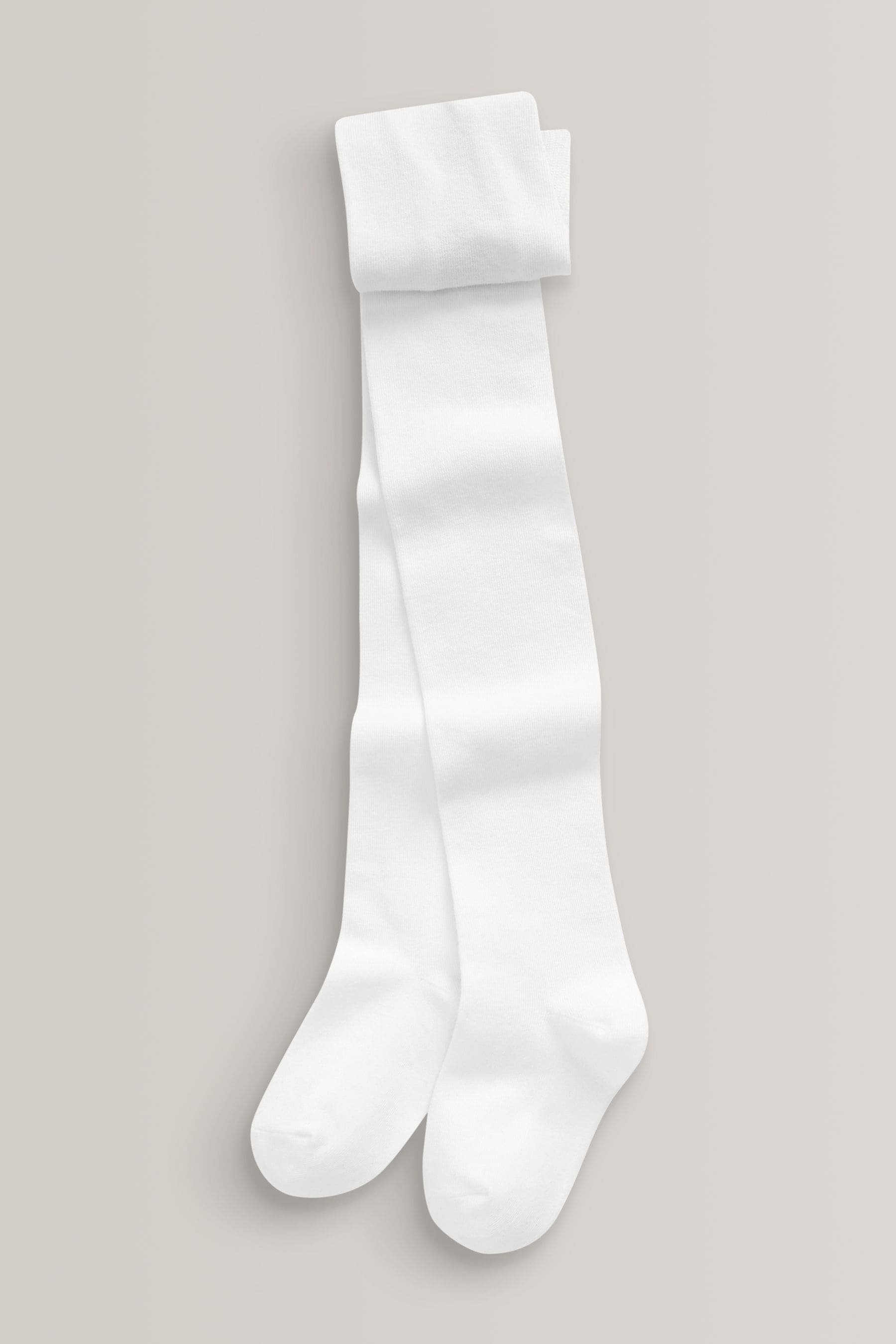 White cotton tights ladies discount
