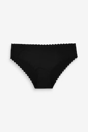 Black Brazilian No VPL Scallop Edge Knickers - Image 1 of 5