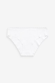 White Brazilian No VPL Scallop Edge Knickers - Image 4 of 4