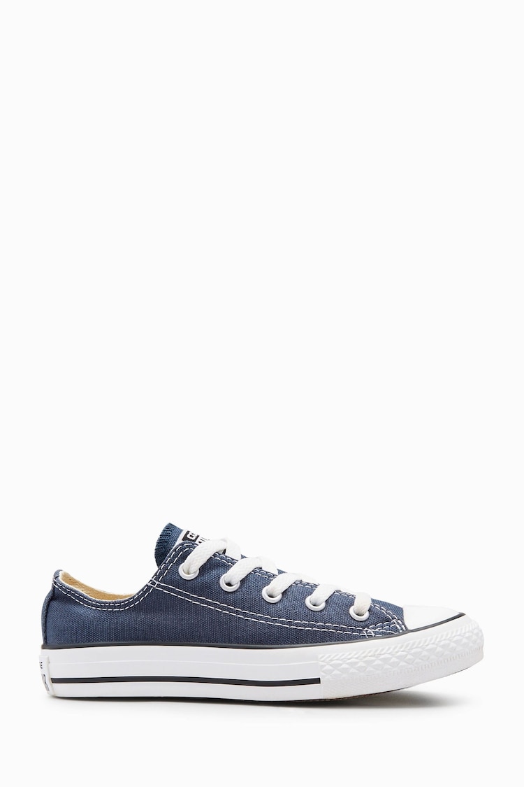 Converse Navy Blue Chuck Ox Junior Trainers - Image 1 of 7