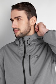 Calvin Klein Golf Grey Waterproof Ultron Hooded Jacket - Image 4 of 8