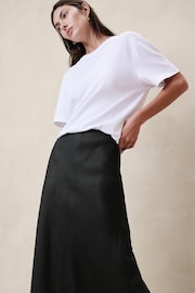 Banana Republic Black Lisa Linen Maxi Skirt - Image 4 of 5