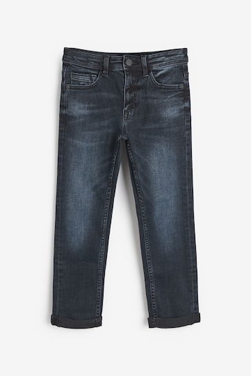 Inky Blue Regular Fit Five Pocket Jeans (3-17yrs)