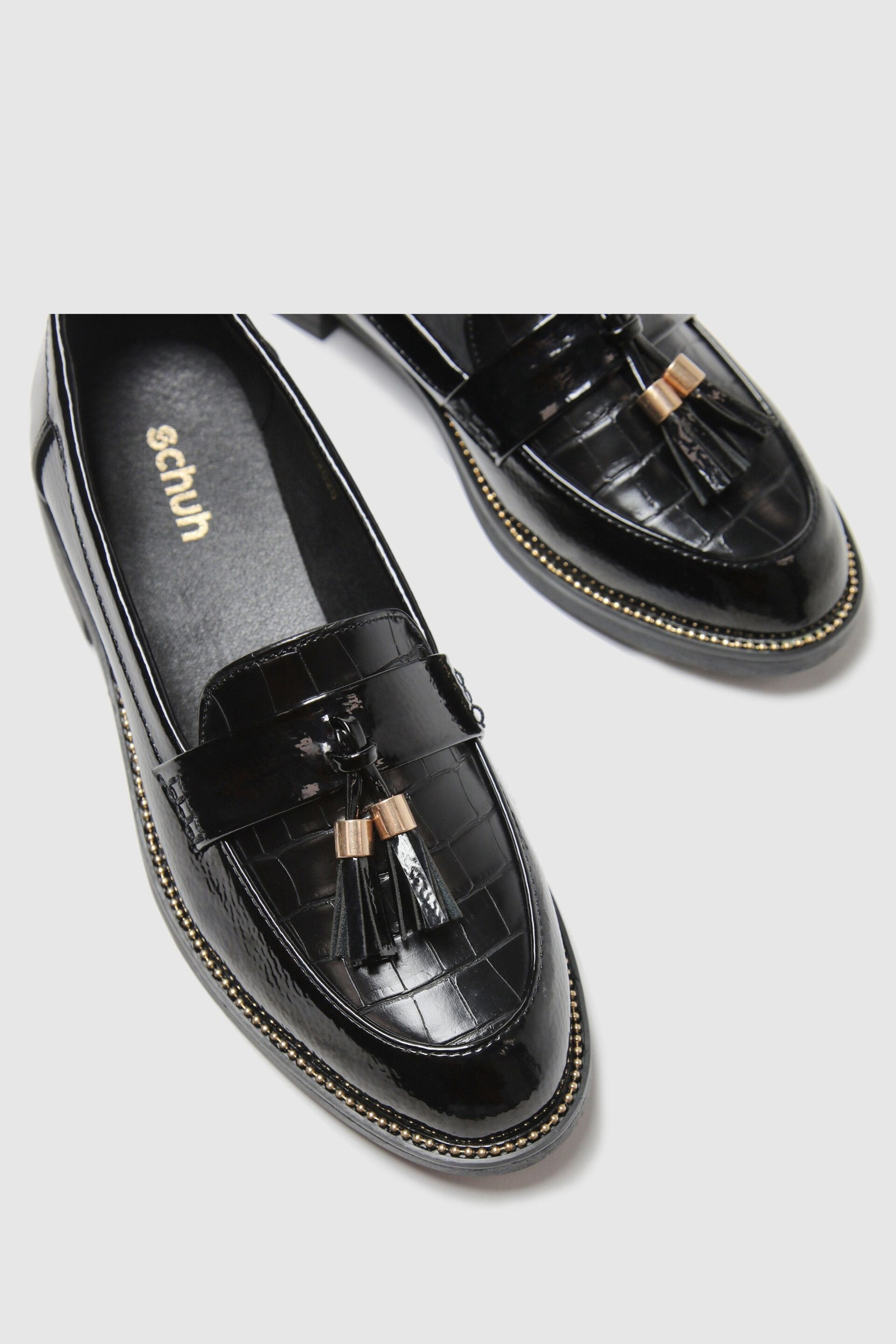 Schuh Lailah Croc Trassel Loafers - Image 4 of 4